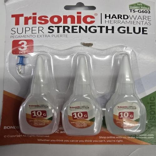 Trisonic super glue 3 in pack ts g603