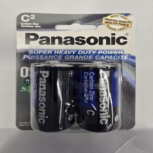 Panasonic Battery size C. 2 in pak