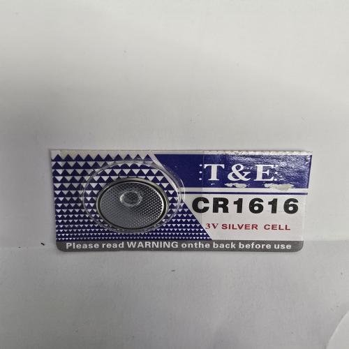 Battery flat t&amp;e cr1616