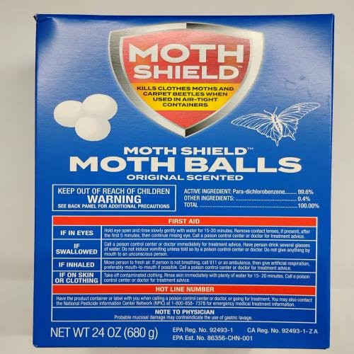 Moth Shield MOTH BALLS Original Scented 24 oz
