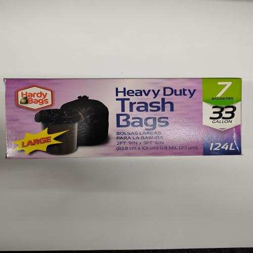 Trash bags 33 ga 7 pcs