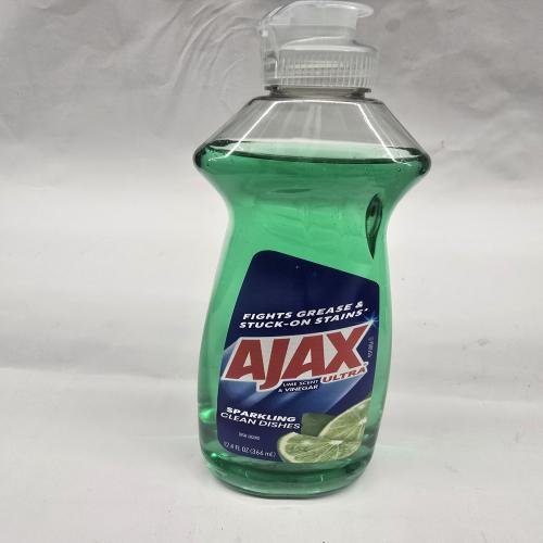 Ajax lime scent dish cleaner 12.4 oz