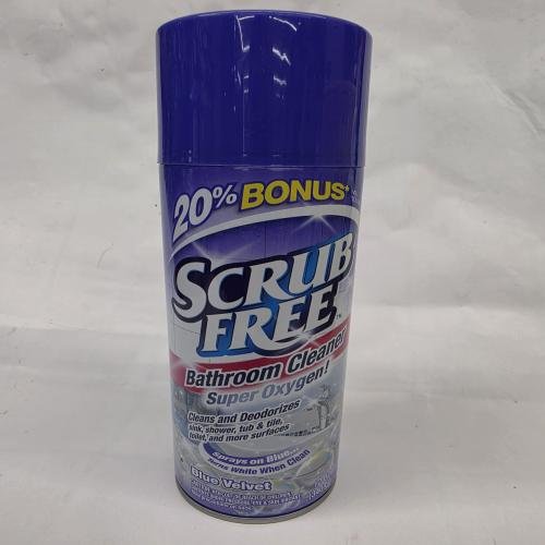 Scrub free bathroom cleaner blue velvet 12 oz